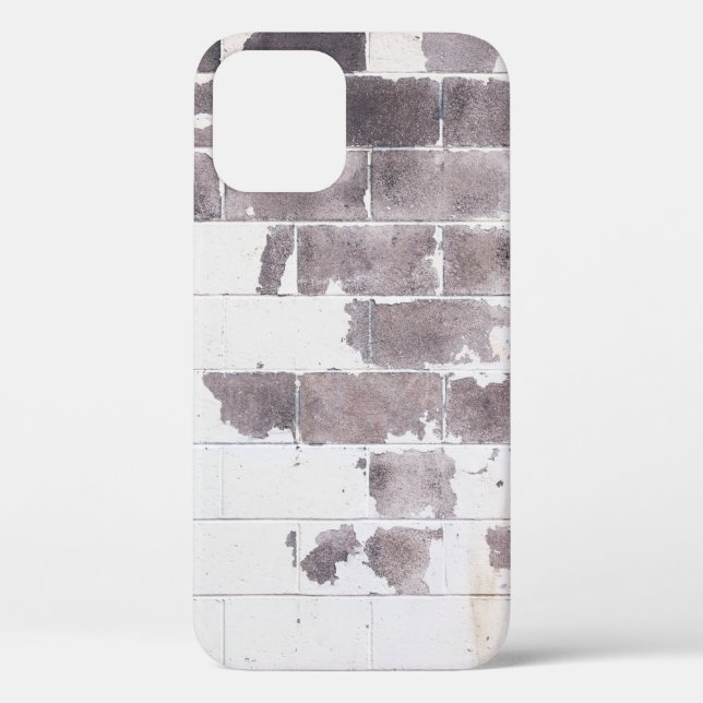 White and brown concrete wall Case-Mate iPhone case (Back)