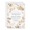 White and Gold Leaves Laurel Fall Engagement Party