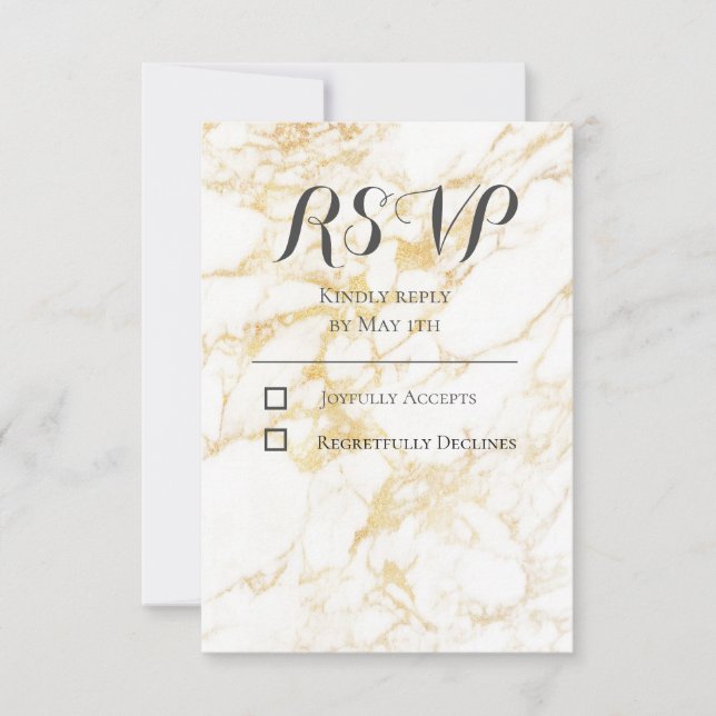 White and Gold Marble (Front)