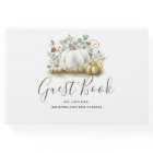 White and Gold Pumpkins Fall Wedding