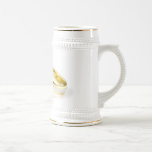 White and Gold Wedding Rings Stein by Petr Kratoch