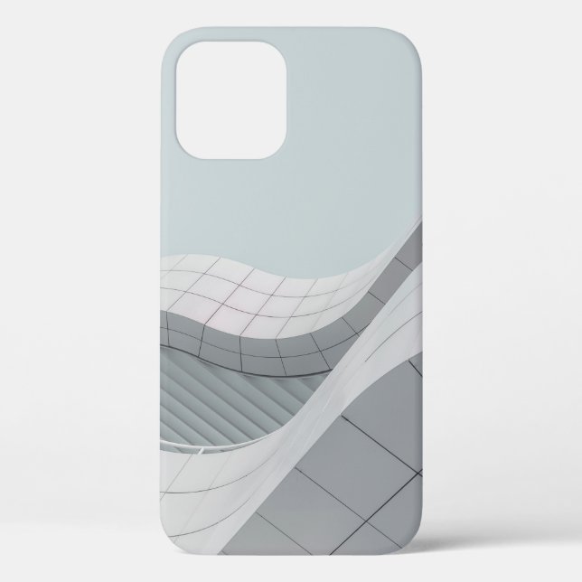 WHITE AND GRAY BUILDING STRUCTURE Case-Mate iPhone CASE (Back)