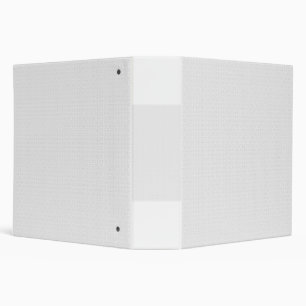 White and grey geometric pattern with interlocking binder