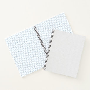 White and grey geometric pattern with interlocking notebook