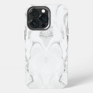 White and Grey Marble iPhone 13 Pro Case