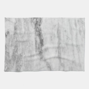 White And Grey Marble Texture Pattern Kitchen Towel