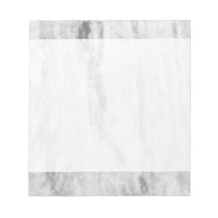 White And Grey Marble Texture Pattern Notepad