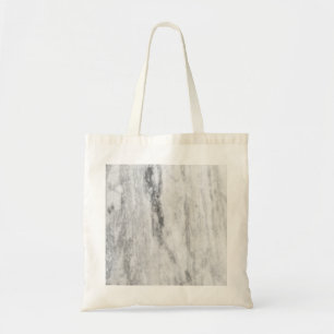 White And Grey Marble Texture Pattern Tote Bag
