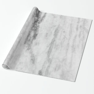 White And Grey Marble Texture Pattern Wrapping Paper
