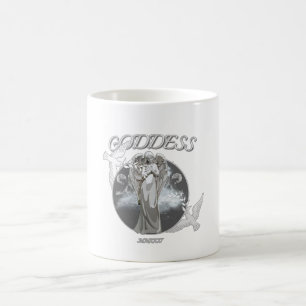 White and Grey Modern Goddess Mug