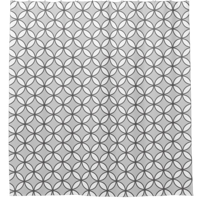 White and grey overlapping circles pattern (Front)