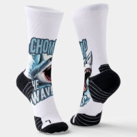 White and Grey Shark Teeth Abstract Graffiti Desig