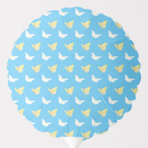 White and Light Yellow Butterflies Flying Blue