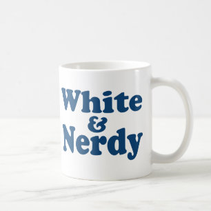 White and Nerdy Coffee Mug
