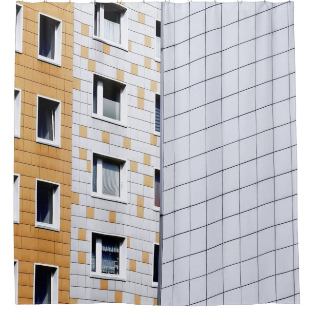 White and orange building (Front)