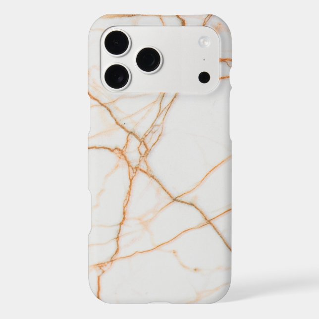 White And Orange Marble (Back)