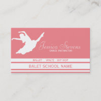White And Pink Dance School Instructor