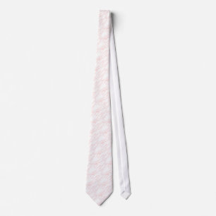 White and pink necktie