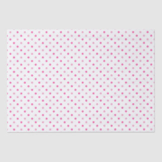 White and Pink Polka Dot Birthday Tissue Paper