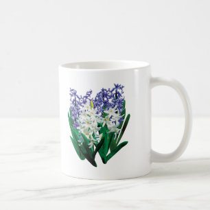 White and Purple Hyacinths Coffee Mug