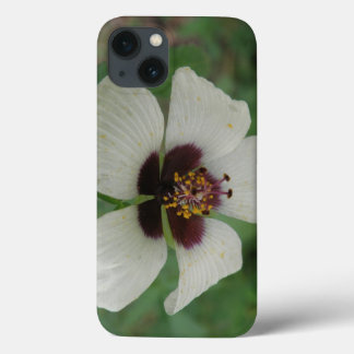 White and Purple Passionflower iPad Case