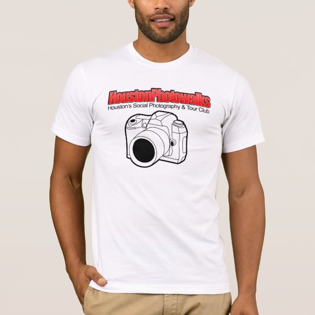 White and Red, 2-Sided T-Shirt (Front)