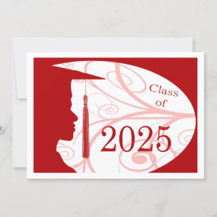 White and Red Man Silhouette 2025 Card
