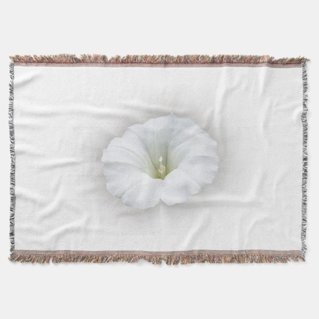 white and shades of grey throw blanket (Front)