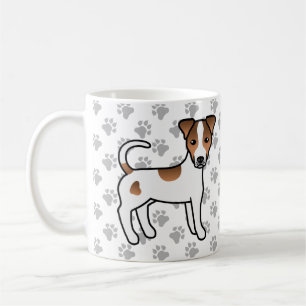 White And Tan Smooth Coat Parson Russell Terrier Coffee Mug