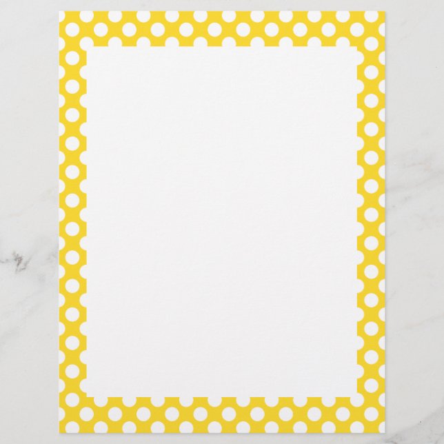 White and Yellow Polka Dot (Front)
