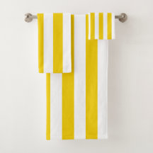 White and Yellow Vertical Stripes