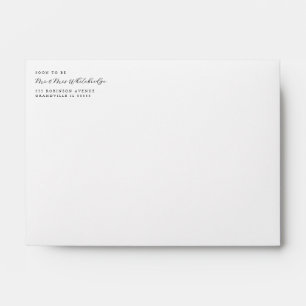 White Anemone Bouquet Envelope