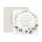 White Anemone Twig Fern Eucalyptus Bridal Shower