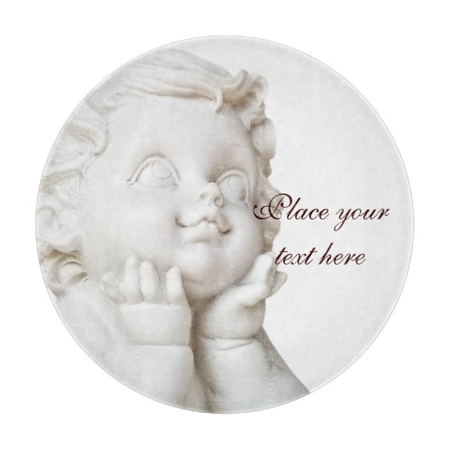 White Angel Cutting Board (Front)