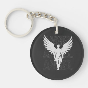 White Angel Keychain