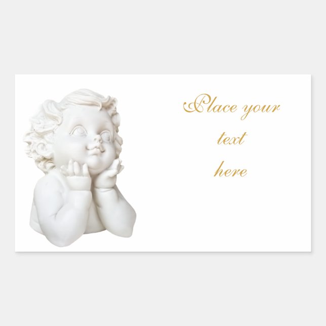 White Angel Sticker (Front)