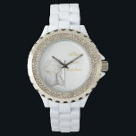 White Angel Watch<br><div class="desc">Sculpture of a lovely Cupid. Space for your love message beside it. Useful for celebrations and events like wedding, anniversary, Valentine's day.</div>