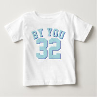 White & Aqua Baby | Sports Jersey Design