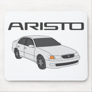 White Aristo Mouse Pad