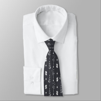 White Arrows Tie