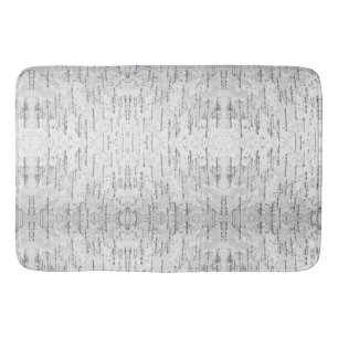 White, as in Birch Bark Photo Bath Mat