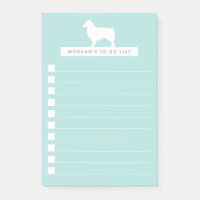White Aussie | Personalized To Do List | Aqua