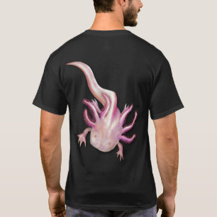 White Axolotl "Walking Fish" Art T-Shirt