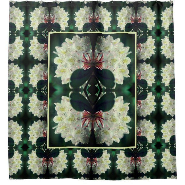 White Azalea Flower Abstract Pattern   (Front)