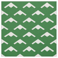 White B-21 Raider Stealth Bomber Pattern on Green