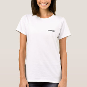 White Back Branded Staff   Custom Company Uniform T-Shirt