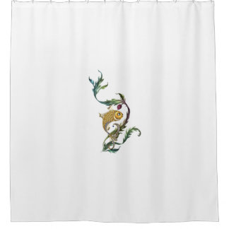 White Background Gold Fish