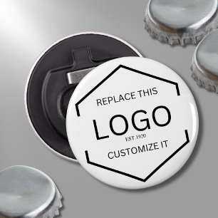 White Background Logo Business Promotional Bottle Opener