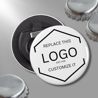White Background Logo Business Promotional Bottle Opener