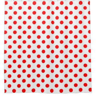 White Background Red Polka Dots